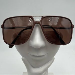 Vintage Mainstreet Brown Pilot Sunglasses Frames